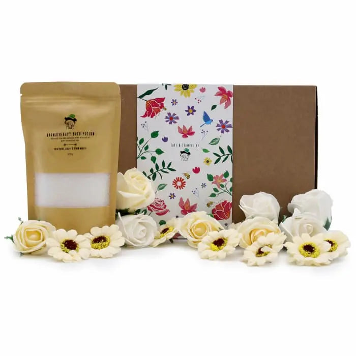 Coffret Cadeau Spa Jaune - Rhume &amp; Grippe pour transformer votre salle de bain en spa apaisant.