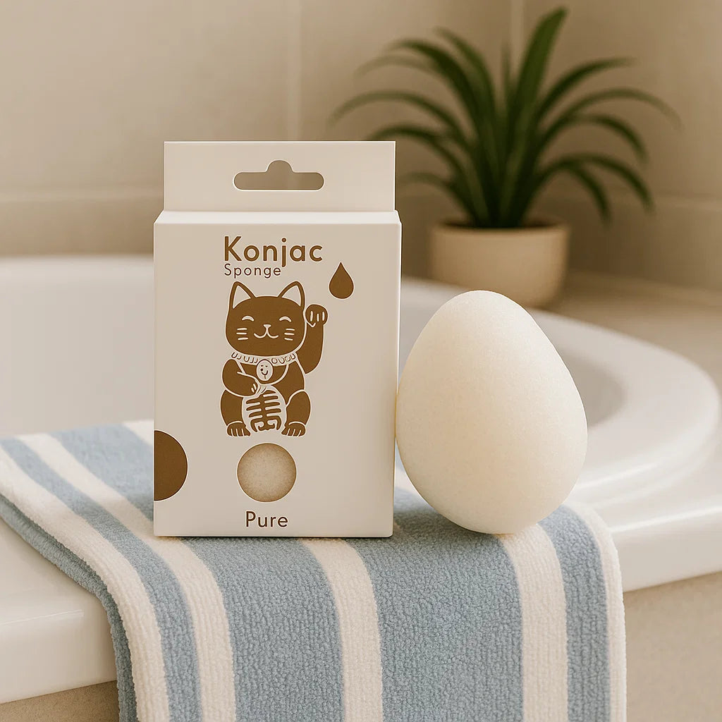Eponge Konjac Naturel sans parfum