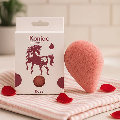 Eponge Konjac Rose