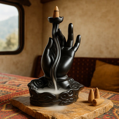 Fontaine à encens | Main Lotus