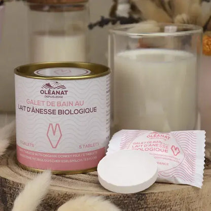 Galets effervescents de bain Lait d&