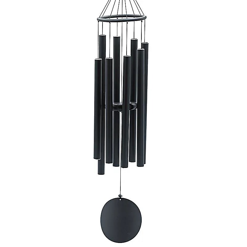 Grand carillon à vent Pure Sound de 95 cm en aluminium, décoration zen et musicale pour jardin ou intérieur