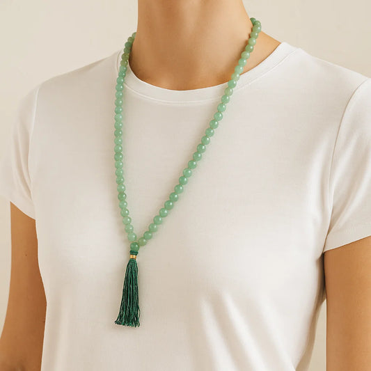 Mala Aventurine | 108 perles