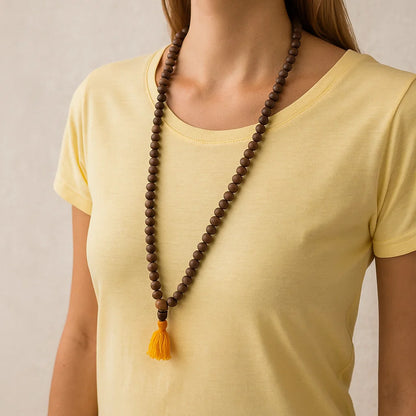 Mala bois de santal tibétain | 108 perles