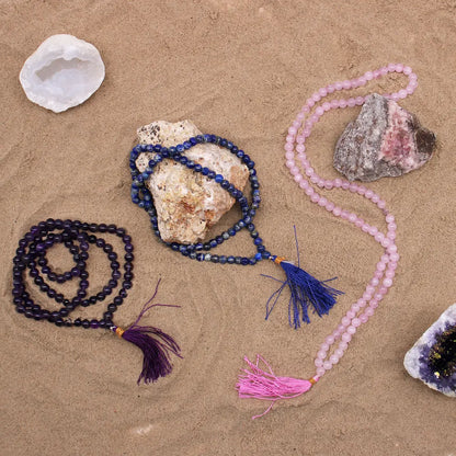 Mala Quartz Rose