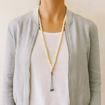 Mala Coquillage Naturel | 108 perles