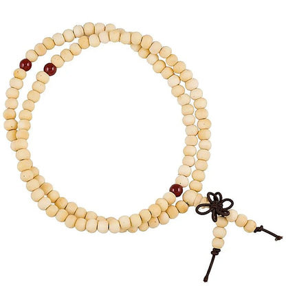 Mala en Bois avec Perles de Verre | 108 perles