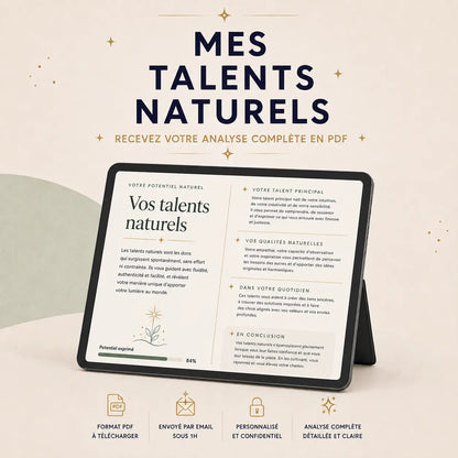 Vos talents naturels (PDF)
