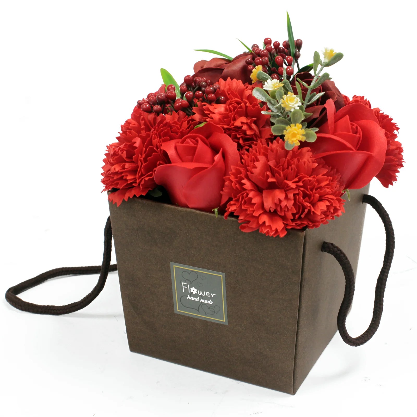 Panier de fleurs de savon – vue 3