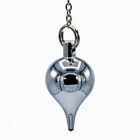 Pendule en laiton chromé