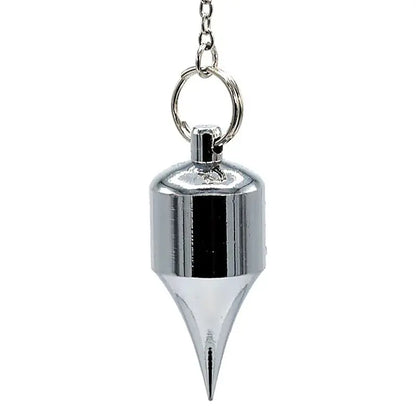 Pendule cylindrique en laiton chromé