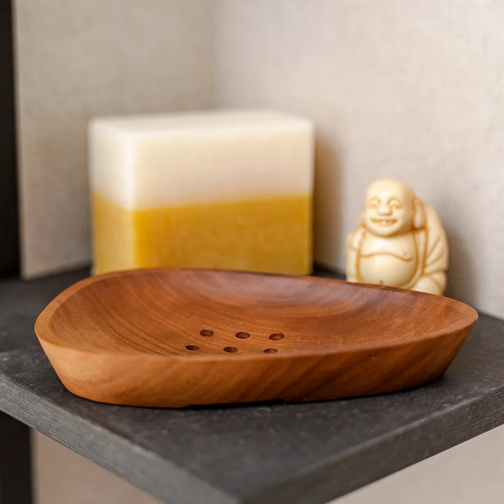 Porte Savon en bois luxe - Classique