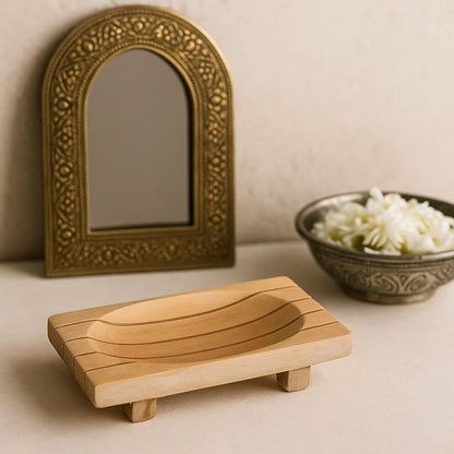 Porte Savon en bois luxe Ovale et Rectangulaire