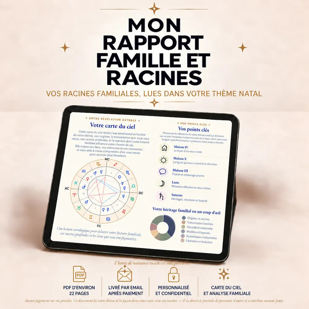 Rapport famille et racines (PDF)