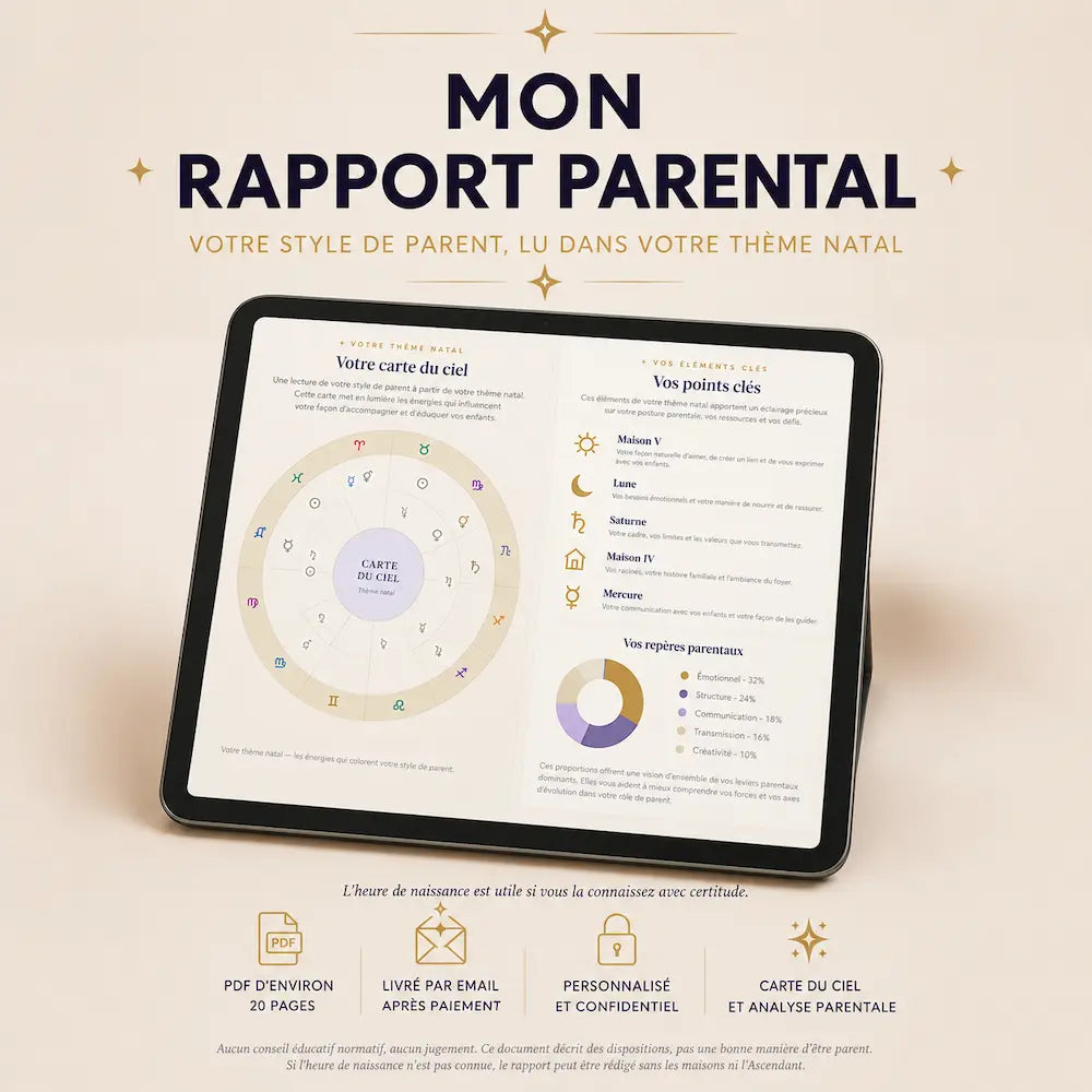 Rapport parental : votre style de parent (PDF)