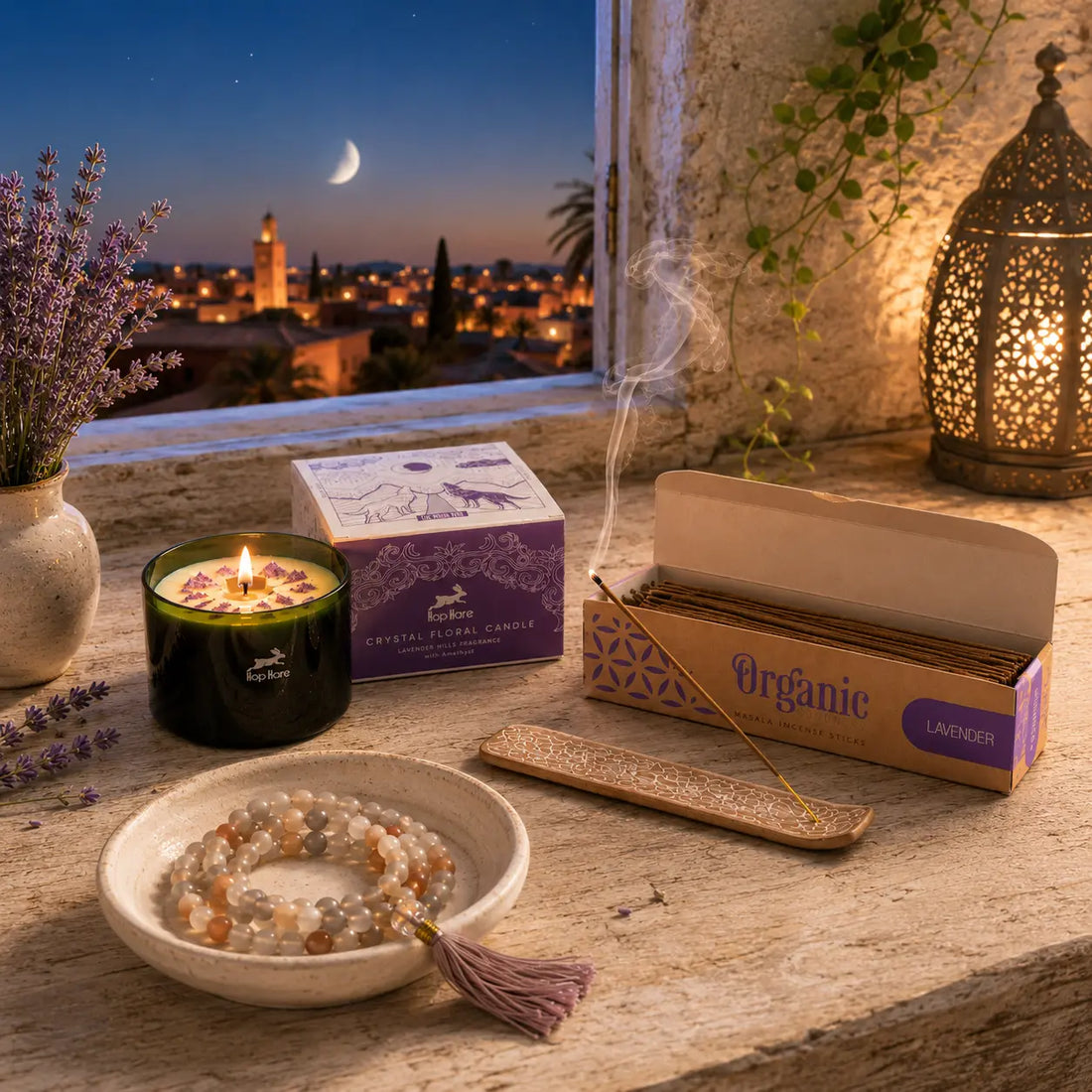 Rituel de Lune - Mala, Encens, Bougies