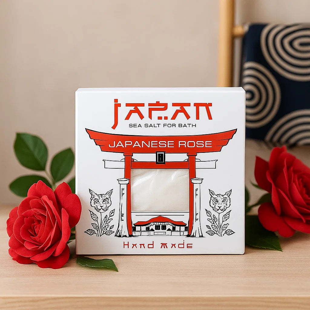 Sels de Bain Rose du Japon – Douceur et Parfum Envoûtant