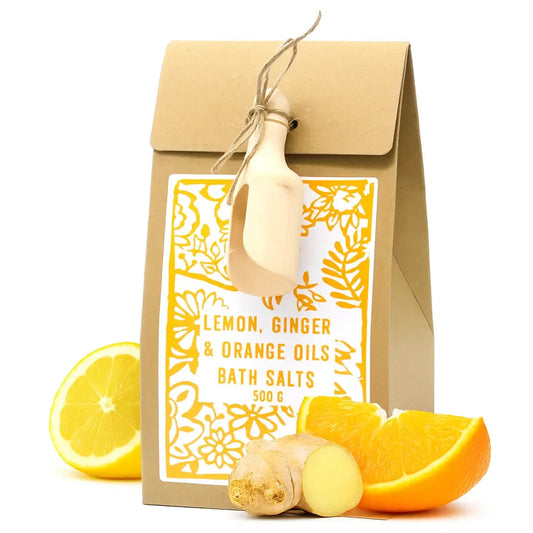 Sels de bain de l'Himalaya – Citron, Gingembre & Orange