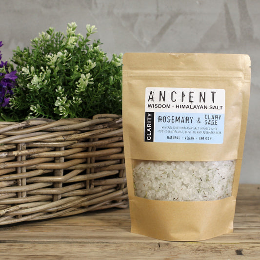 Sel de Bain de l'Himalaya Clarté – Relaxation et Pureté - paquet de 500g  - profitez d'un bain revitalisant
