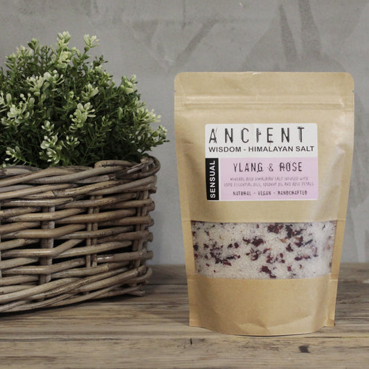 Sel de Bain de l'Himalaya Sensuel– Romantisme et Douceur - paquet de 500g