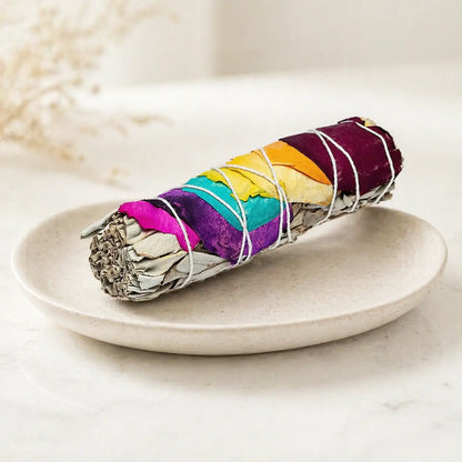 Smudge Sauge blanche + Rose - 7 chakras