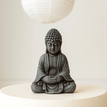 Bouddha avec un verre