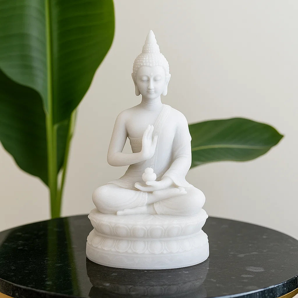 Bouddha statuette avec un vase Amrita