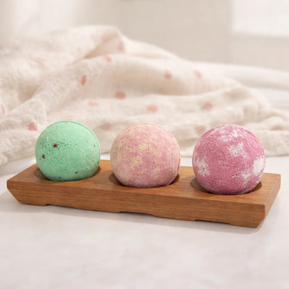 coffret bain romantique femme 6 bombes de bain au karité pour Elle