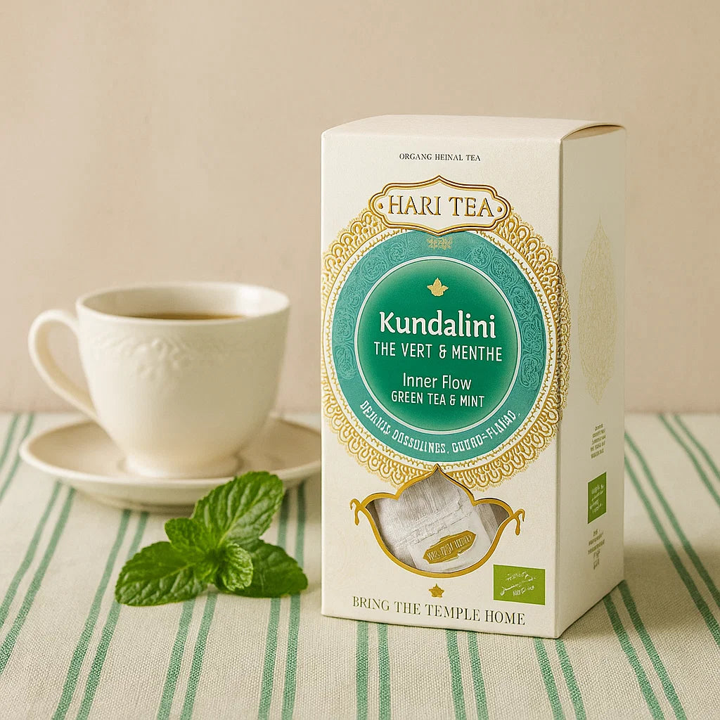 Thé vert bio Hari Tea | Inner Flow - Sencha, Menthe &amp; Piment
