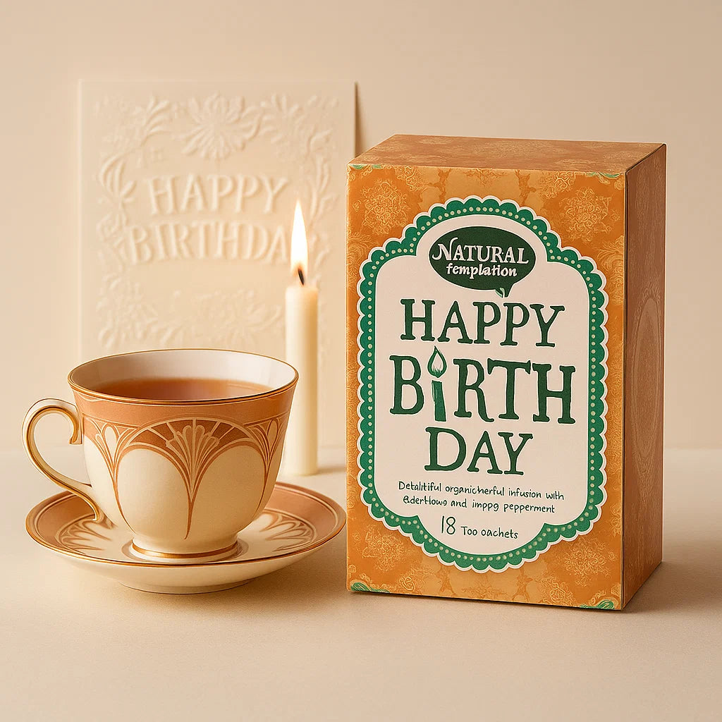Tisane bio Sureau, Menthe verte &amp; Anis | Happy Birthday